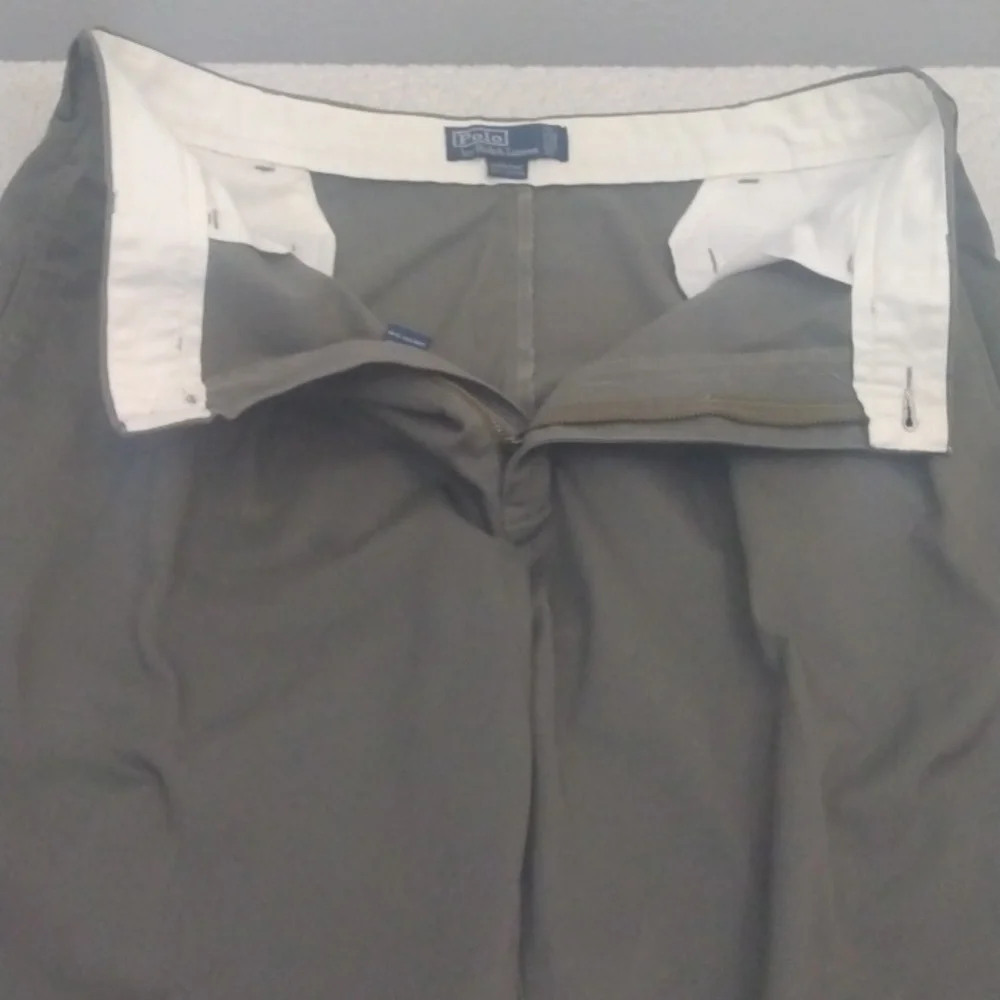 Polo by Ralph Lauren (Blue Label) - Andrew Model Olive Cotton Pants  37 - 27.25